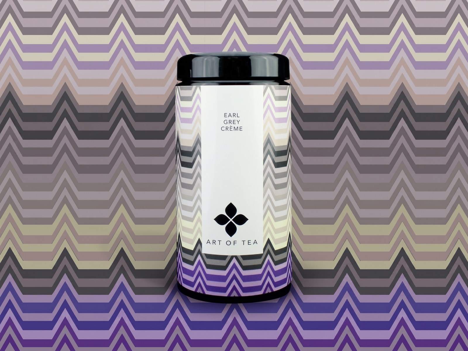 Earl Grey Crème — zigzag pattern for a classic blend